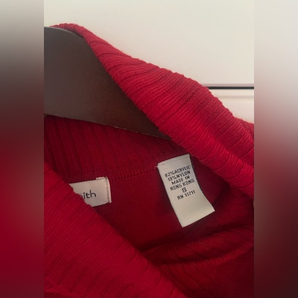 Amanda Smith turtleneck sweater size S red - Picture 5 of 8
